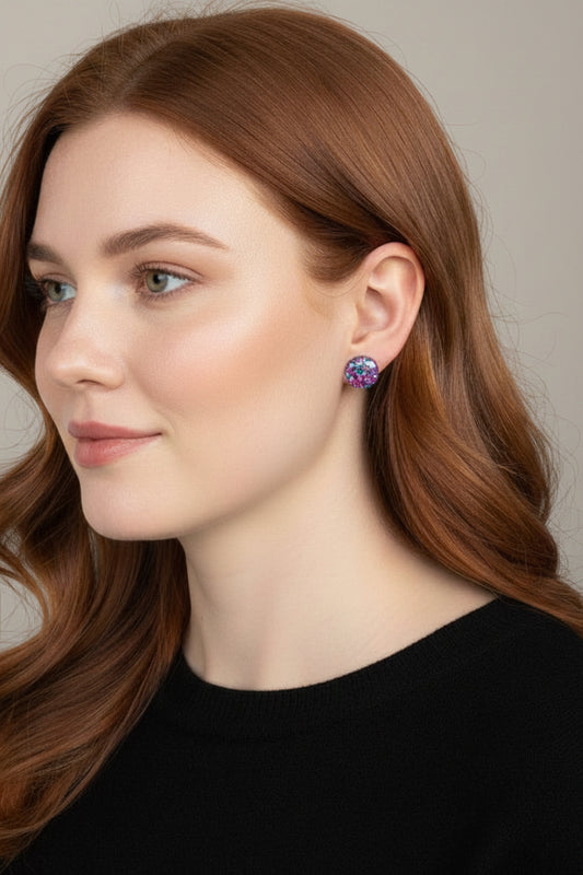 MERMAID SPARKLE STUDS- small