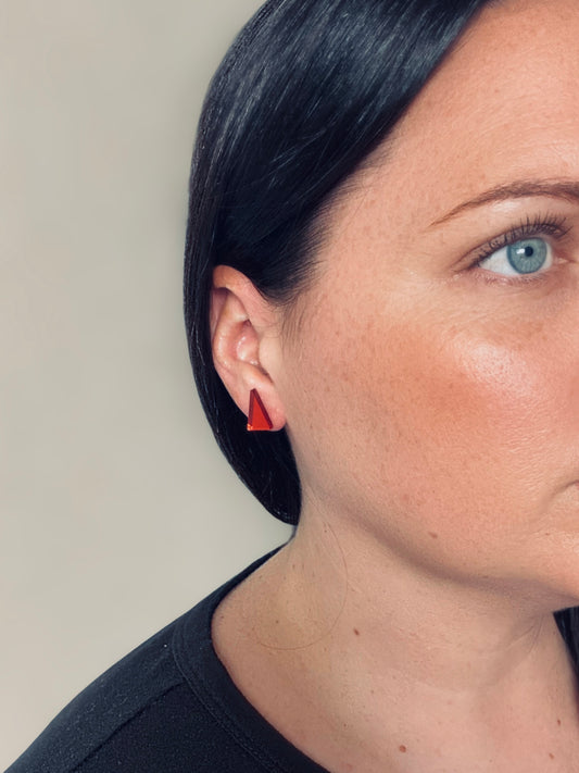 MIRROR XMAS TREE STUDS