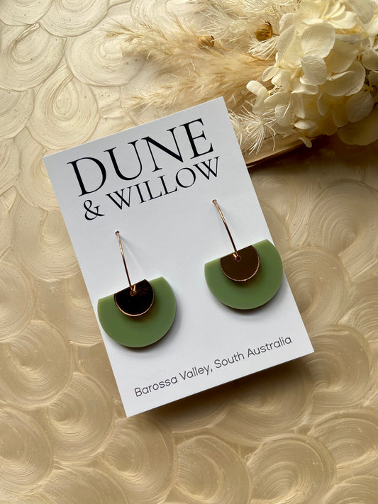 ELLERY DANGLES - gumnut and rose gold