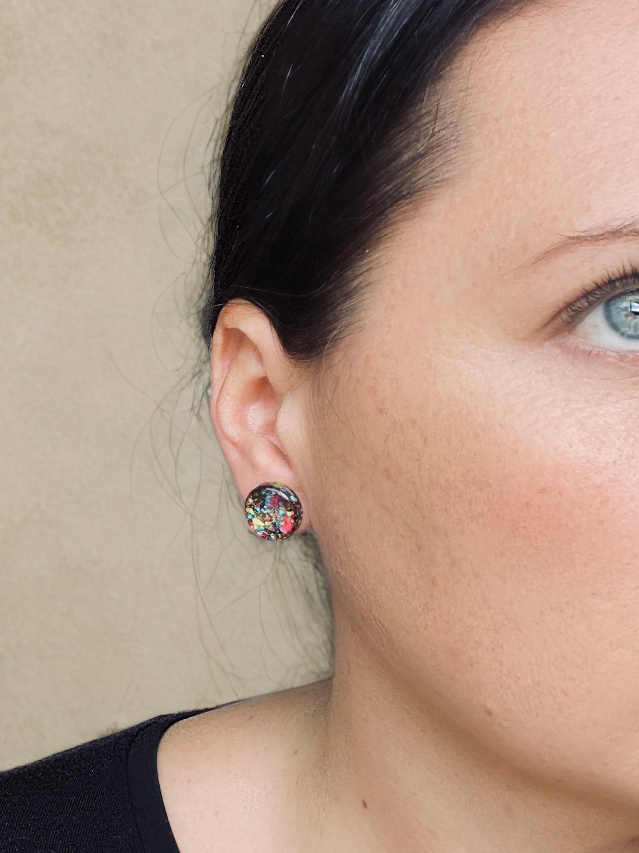 ROYAL KALEIDOSCOPE STUDS- small