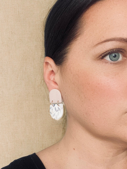 ANDIE DANGLES- blue leaves