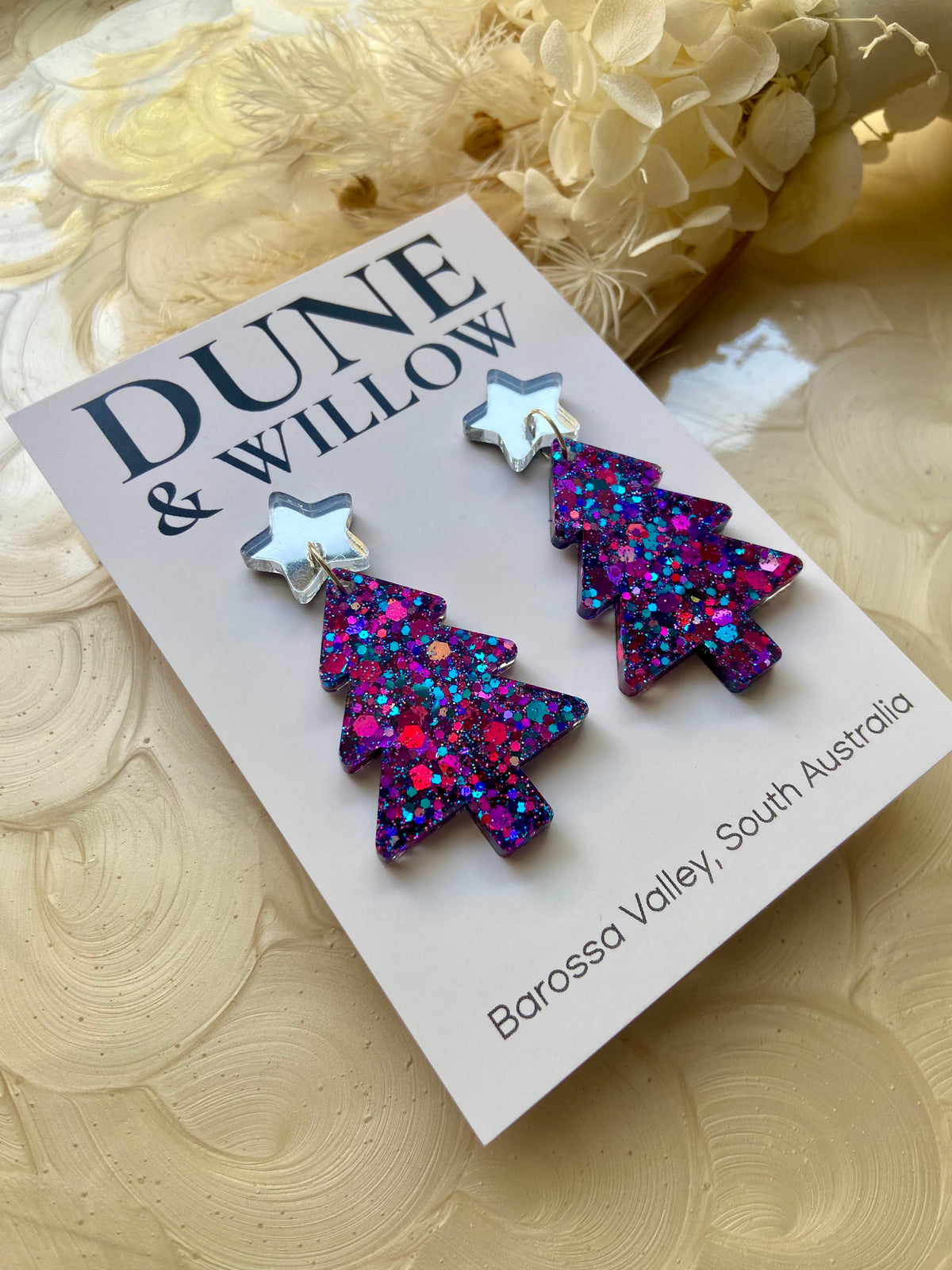 TREE DANGLES- mermaid sparkle
