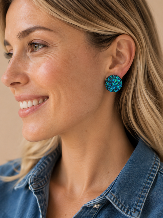 ICE BLUE STUDS
