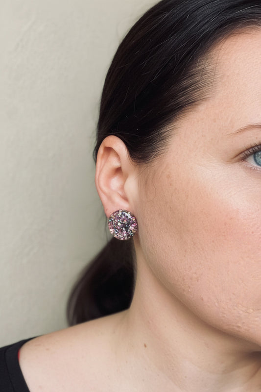 PURPLE AND GOLD STUDS