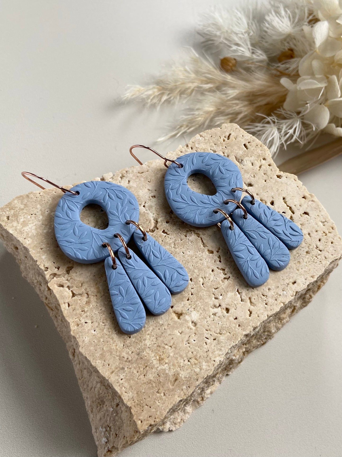 ADELE DANGLES- blue