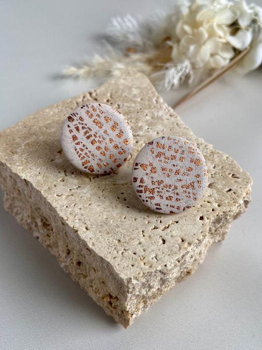 LARGE CALLIE STUDS natural