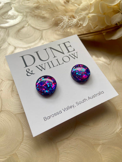 MERMAID SPARKLE STUDS- small