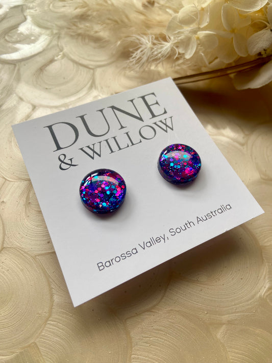 MERMAID SPARKLE STUDS- small