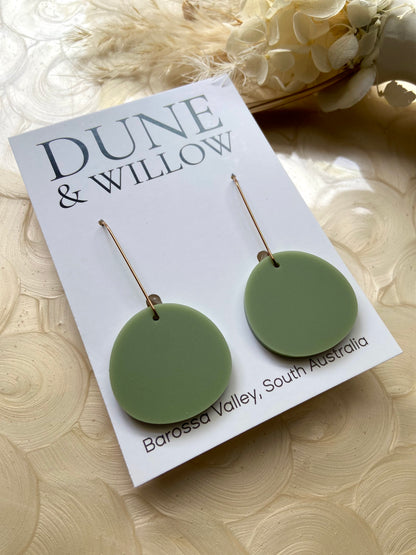 MARLEY DANGLES- gumnut green