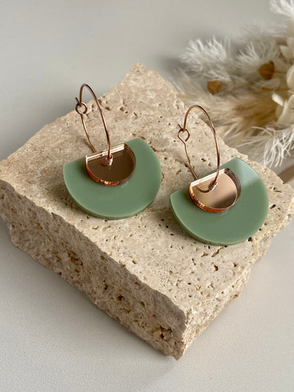 ELLERY DANGLES - gumnut and rose gold