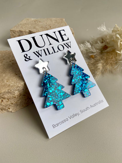 TREE DANGLES- ice blue