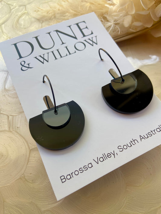 ELLERY DANGLES - black/gunmetal