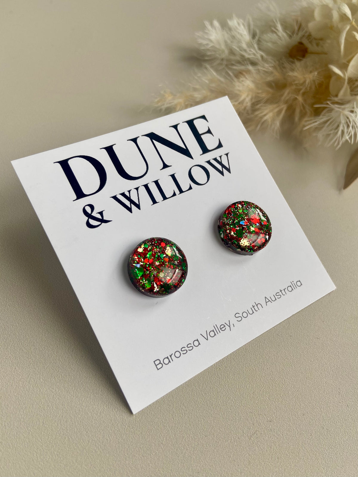 XMAS STUDS- round