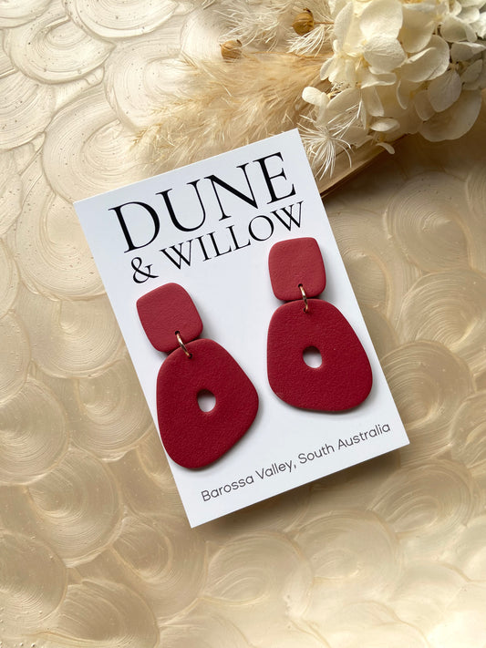 BREE DANGLES -ruby