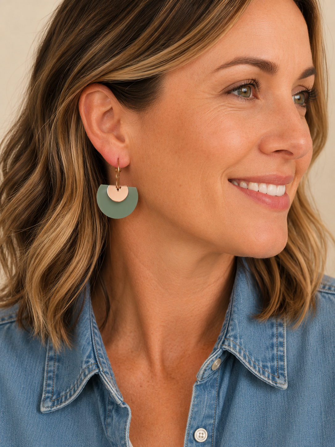 ELLERY DANGLES - gumnut and rose gold