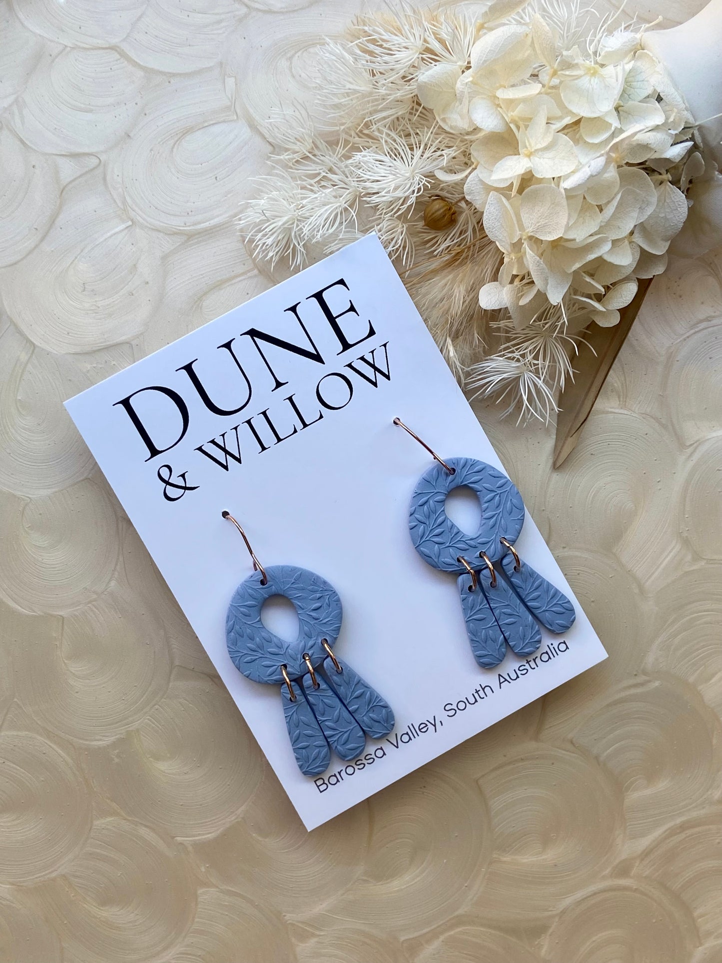 ADELE DANGLES- blue
