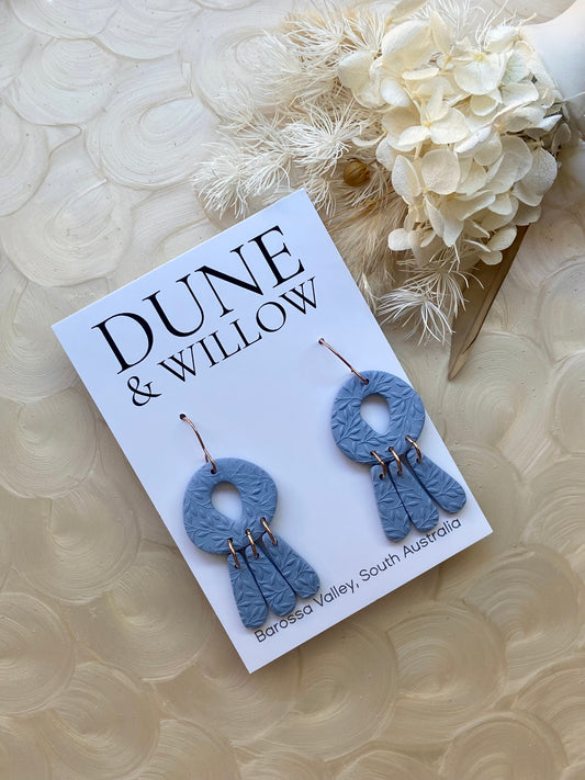 ADELE DANGLES- blue