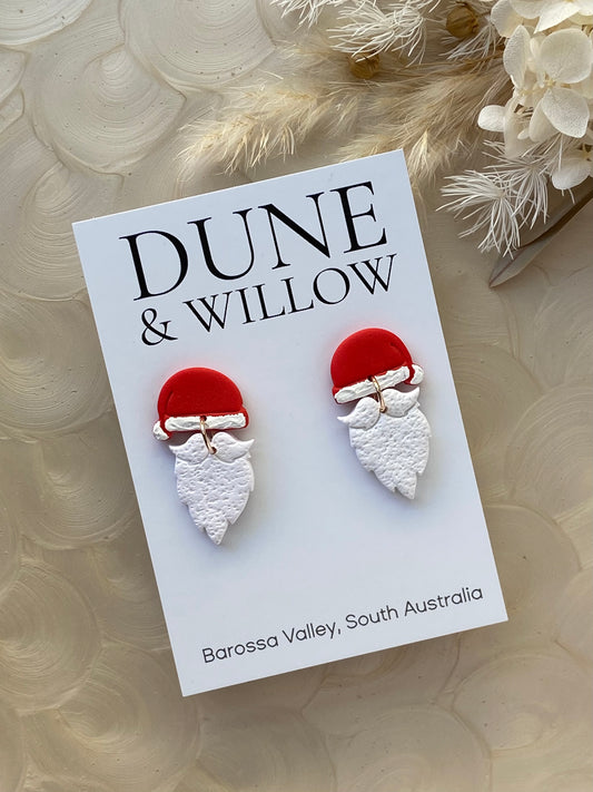 SANTA DANGLES -red