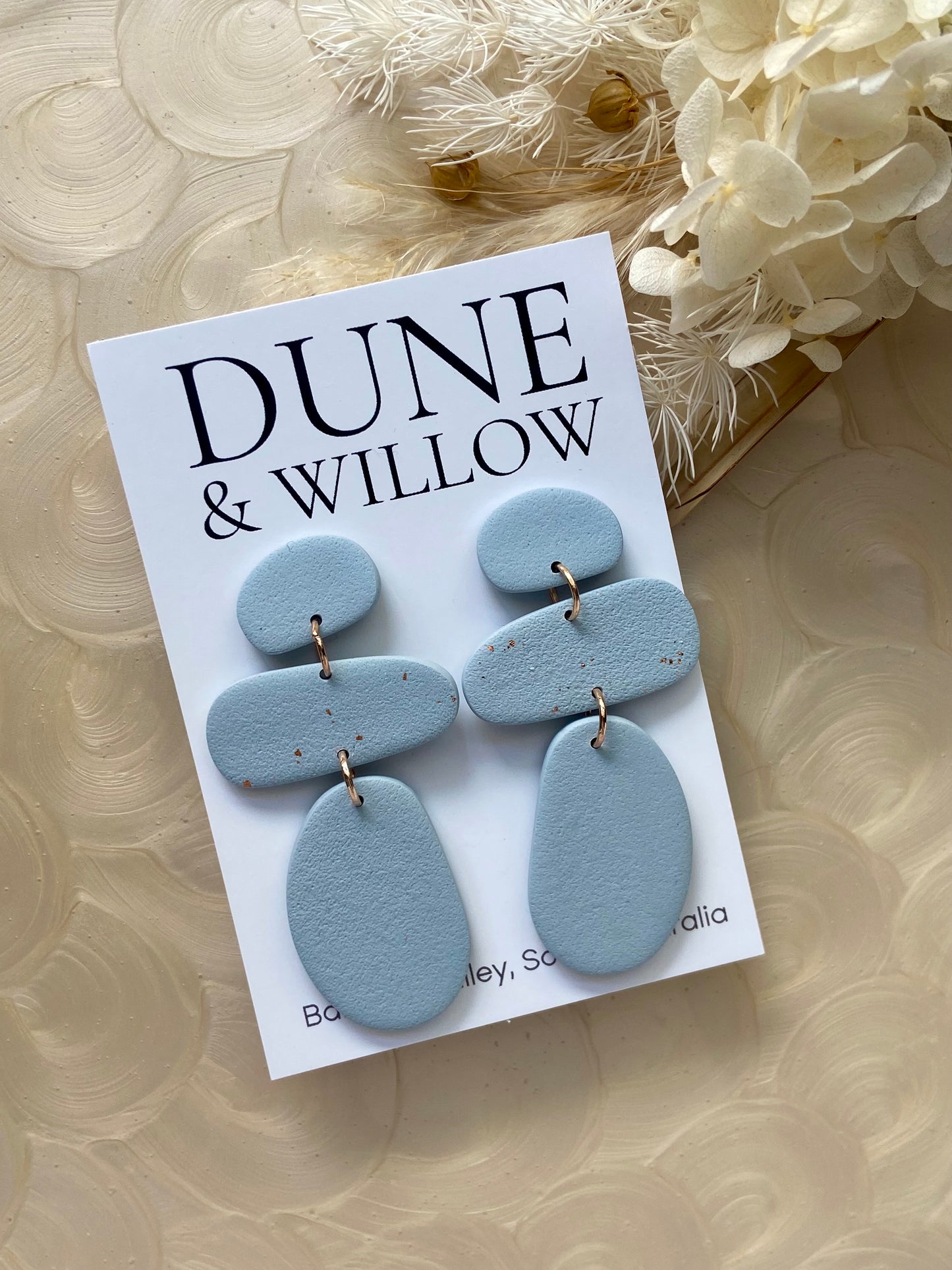 PEBBLE DANGLE seafoam