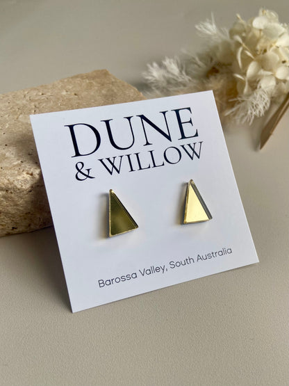 MIRROR XMAS TREE STUDS