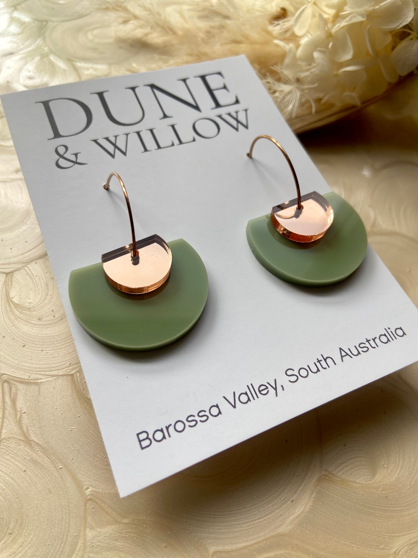 ELLERY DANGLES - gumnut and rose gold