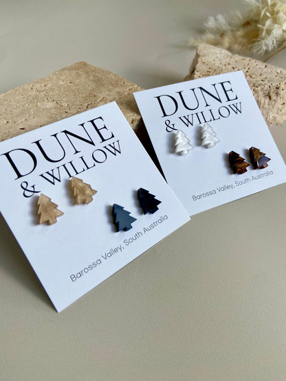 MINI CHRISTMAS TREE STUDS- 2 pack