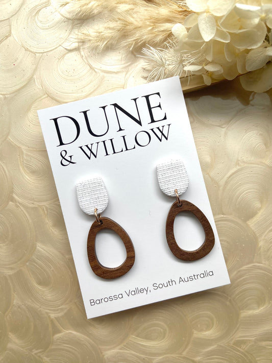 MAE DANGLES- white