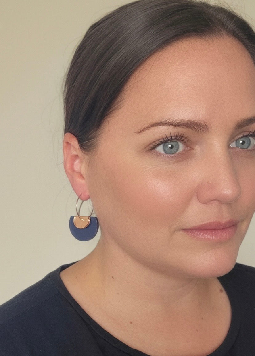 ELLERY DANGLES - gumnut and rose gold