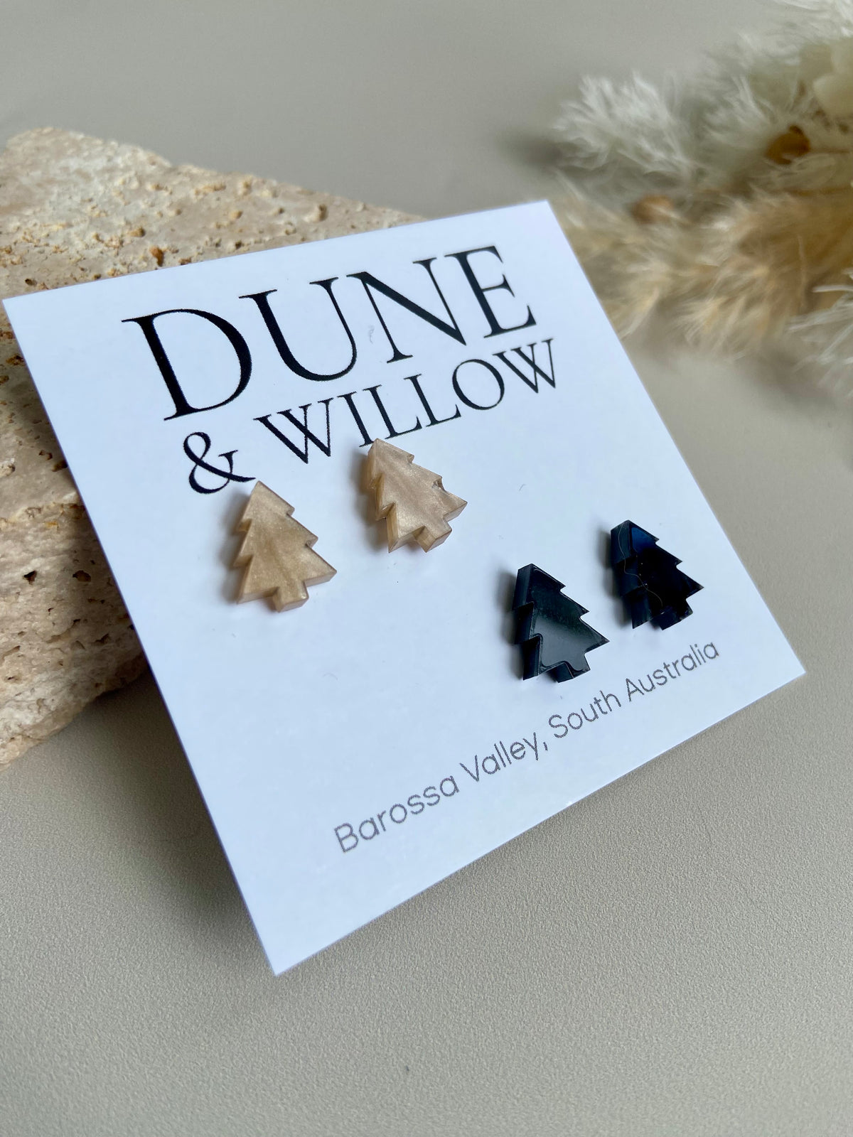 MINI CHRISTMAS TREE STUDS- 2 pack