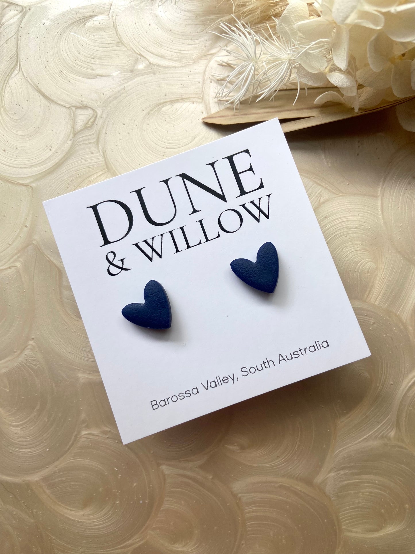 SMALL HEART STUDS