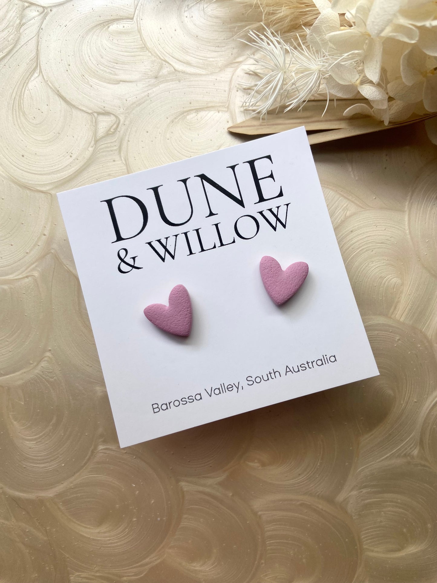 SMALL HEART STUDS