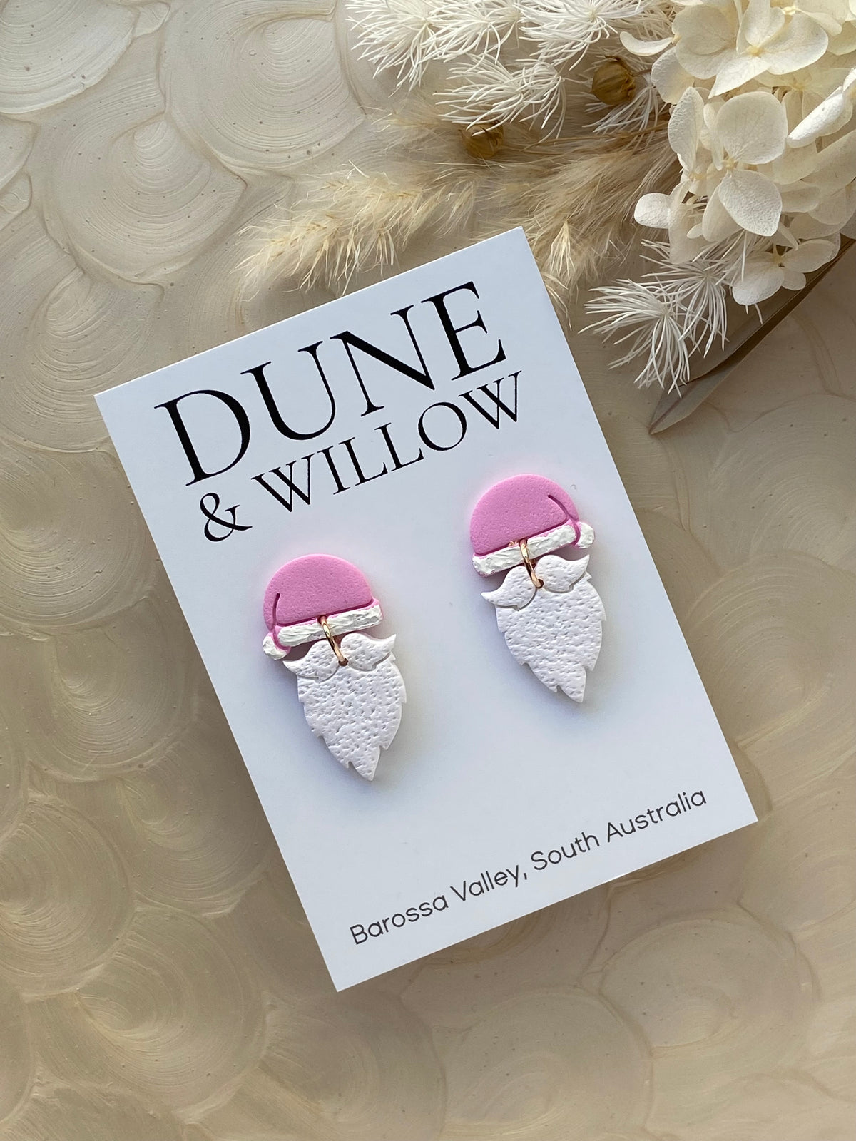 SANTA DANGLES -pink