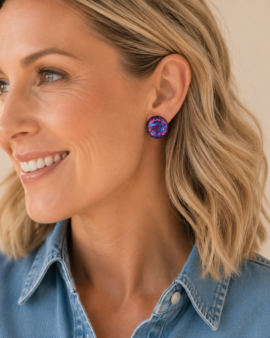 MERMAID SPARKLE STUDS