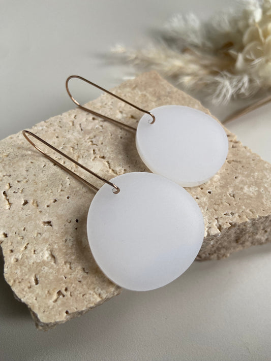 MARLEY DANGLES- frosted white
