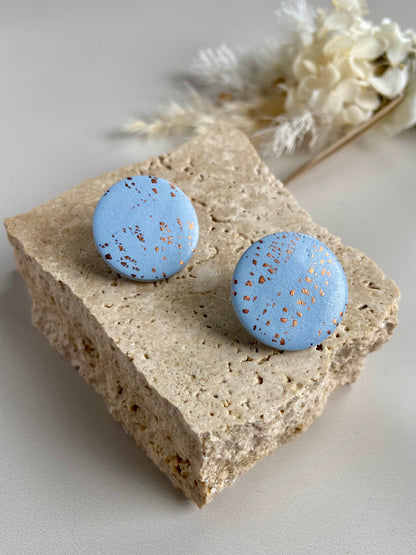 LARGE CALLIE STUDS seafoam
