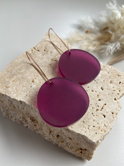 MARLEY DANGLES - frosted plum