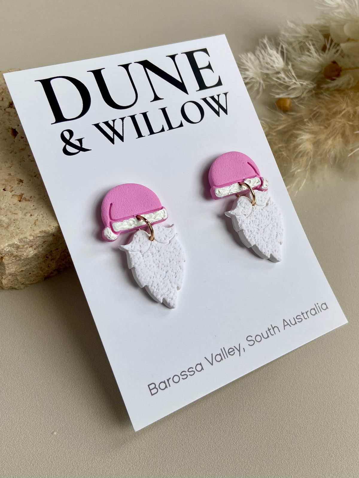 SANTA DANGLES -pink