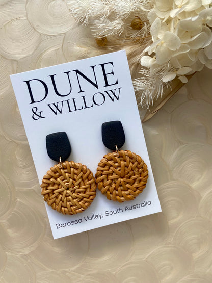 RATTAN DANGLES black