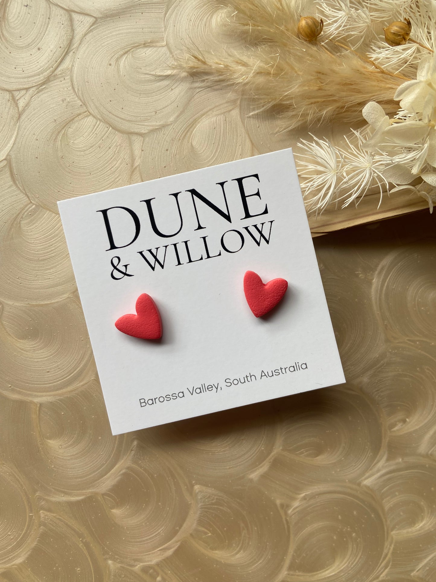 SMALL HEART STUDS