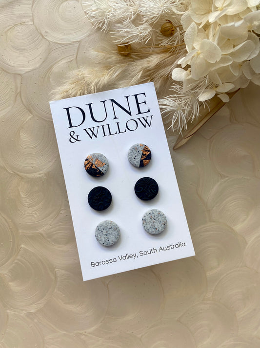 STUD PACK black and copper