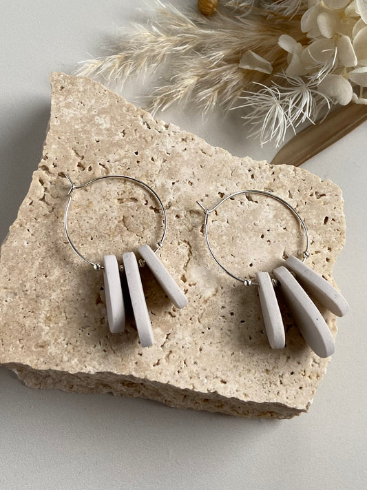 ELSIE HOOPS- natural