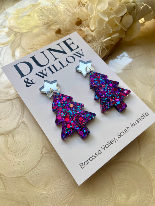 TREE DANGLES- mermaid sparkle