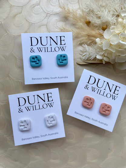 FLORAL PRINT STUDS