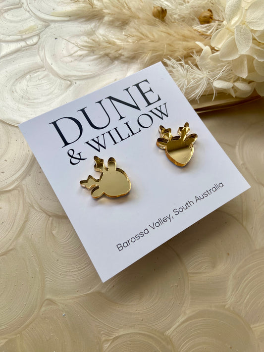 MIRROR REINDEER- gold