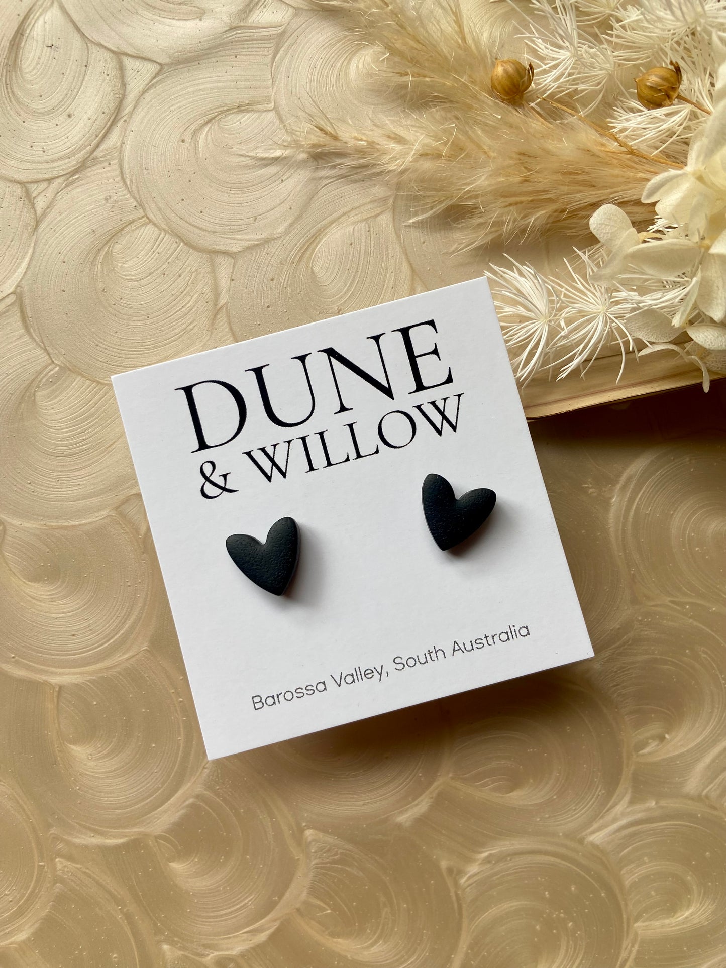 SMALL HEART STUDS