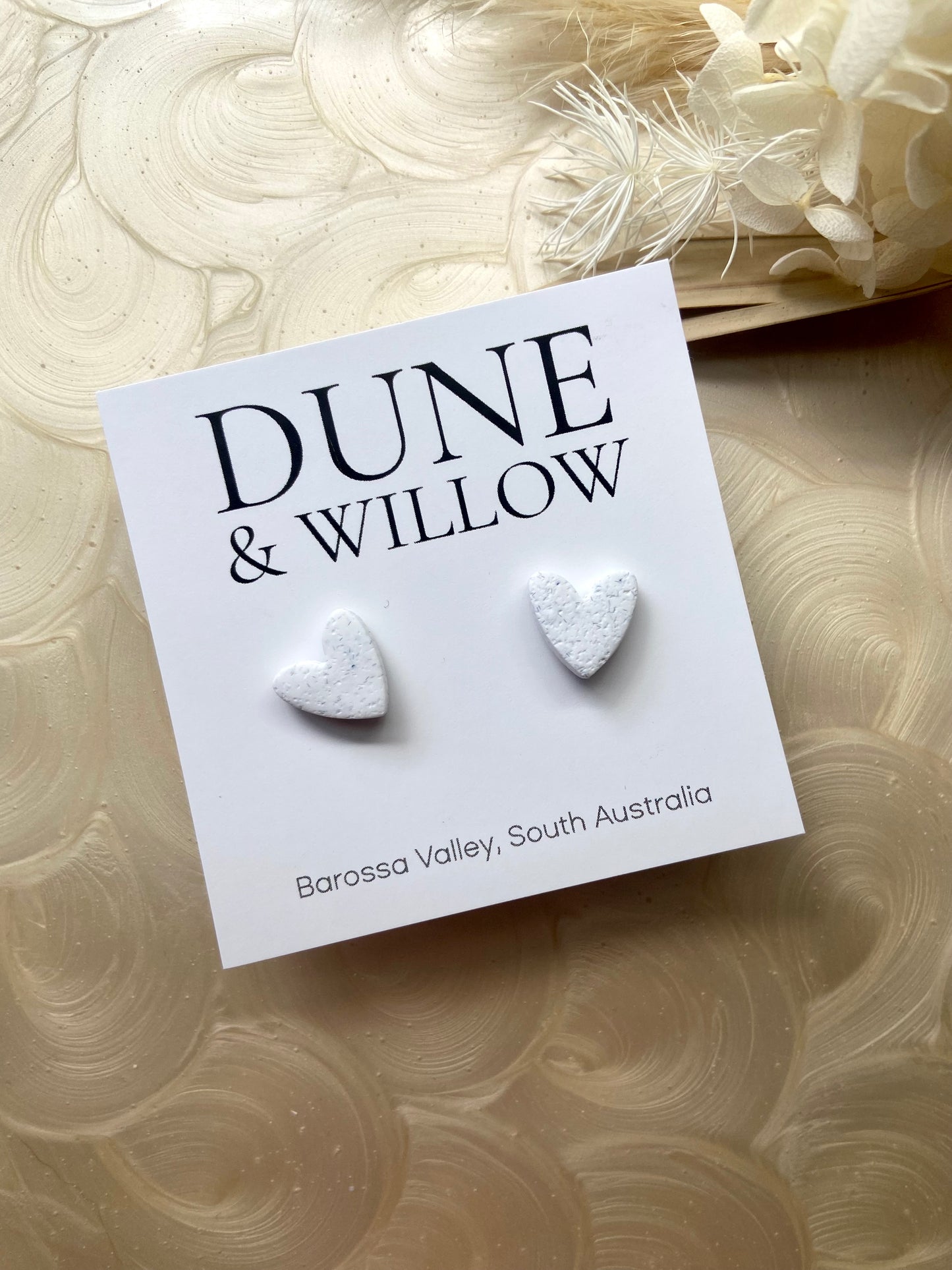 SMALL HEART STUDS