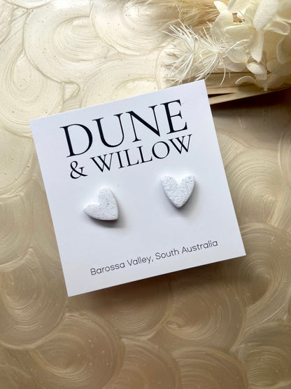SMALL HEART STUDS