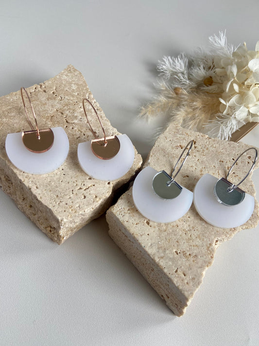 ELLERY DANGLES -frosted white