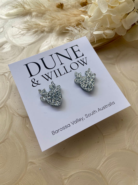 SPARKLE REINDEER- silver