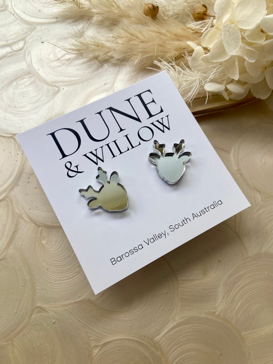 MIRROR REINDEER- silver